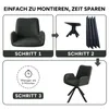 HOMAVO Chaises de salle à manger (lot de 2) | Chaise de Voir les images du produit 7