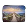 MuchoWow® Laptop Hülle 14 ZollBerge - Natur - Weg Produktbild-Vorschau 1