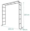 Relaxdays Rosenbogen, Metall, HxBxT: 220 x 200 x 38 cm, Produktbild-Vorschau 4