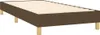 vidaXL Boxspring rám postele tmavě hnědý 80x200 cm látka Náhled obrázku produktu 3