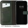 Selencia Echtleder Klapphülle iPhone 14 - Grün Produktbild-Vorschau 3