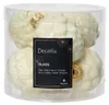 Christbaumschmuck Zapfen 7cm Glas 6 Stück - Wollweiß Produktbild-Vorschau 1
