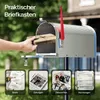 Skrzynka pocztowa Wiltec US srebrnoszara 150 x 513 x 223 Podgląd zdjęcia produktu 12