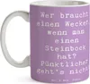 Mr. & Mrs. Panda Tasse Spruch Steinbock Wecker - Produktbild-Vorschau 3