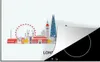 KitchenYeah© Herdabdeckplatte London - England - Skyline , Produktbild-Vorschau 1