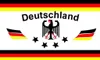 Drapeau ALLEMAGNE 1 football 4 ÉTOILES blanc 90 x 150 cm Voir les images du produit 2