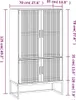 vidaXL Highboard 70x35x125 cm Holzwerkstoff Produktbild-Vorschau 7