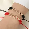 Partnerarmbänder mit Unendlichkeits Symbol (2er Set), Produktbild-Vorschau 3