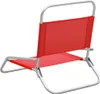 vidaXL Klappbare Strandstühle 2 Stk. Rot Stoff Produktbild-Vorschau 4