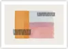 Poster - Poster ohne Rahmen - Aquarell Rechtecke Linien - Produktbild-Vorschau 1