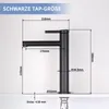 Homelody Wasserhahn Bad Schwarz,Waschtischarmatur Produktbild-Vorschau 6