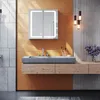 SONNI Aluminium LED Spiegelschrank mit Taktile-Schalter & Produktbild-Vorschau 3