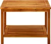 A wooden coffee table with two shelves against a white background. Náhled obrázku produktu