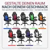 Juskys Racing Schreibtischstuhl Montreal (bordeaux) - Produktbild-Vorschau 6
