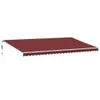 The Living Store Markise Automatisch mit LED Weinrot Produktbild-Vorschau 3
