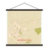 MuchoWow® Textilposter Nordhorn - Karte - Stadtplan - Produktbild-Vorschau 1