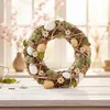 Deko Kranz Ostern 30cm Natur Frühling Türkranz Gesteck Eier Produktbild-Vorschau 1