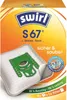 The image shows the packaging of Swirl vacuum cleaner bags. Produktbild-Vorschau