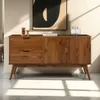 Sideboard TIVOLI skandinavisch aus Massivholz Kastanien Produktbild-Vorschau 2