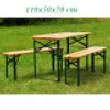 Biertischgarnitur 110x50x70cm klein aus Tannenholz mit Produktbild-Vorschau 4