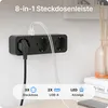 VOOMY Adattatore per prese multiple 5 in 1 con 2 USB e 3 Anteprima dell’immagine prodotto 2