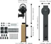 SucceBuy 8 Foot Sliding Door Hardware Kit - Binario pesante Anteprima dell’immagine prodotto 8
