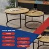 Idohome - Runder Couchtisch 2in1 LAVO mit Metalgestell, Produktbild-Vorschau 4