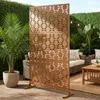 Trennwand ‘Basciano’ verzinkter Stahl 180 x 90 cm Braun Produktbild-Vorschau 8
