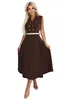 Numoco Midikleid für Frauen Umragig dunkelbraun One size Produktbild-Vorschau 8