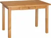 A wooden table with a single drawer. Náhled obrázku produktu