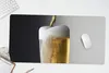 MuchoWow® Schreibtischunterlage Leckeres Bier auf schwarzem Produktbild-Vorschau 5