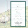 VEVOR 6-ft-T-Pfosten, 10er-Set, langlebige Stahlpfähle für Produktbild-Vorschau 7