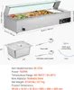 VEVOR Kommerzieller Speisenwärmer mit 4 x 8 Qt Behältern, Produktbild-Vorschau 15