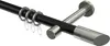 Interdeco Gardinenstange / Vorhangstange Schwarz / Produktbild-Vorschau 1