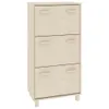 vidaXL Schuhschrank HAMAR Honigbraun 59,5x35x117 cm Produktbild-Vorschau 3
