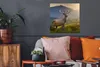 MuchoWow® Poster Hirsche - Berg - Gras - Sonnenuntergang - Produktbild-Vorschau 2