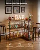 VEVOR Bar de salon en L avec rangements, comptoir à 3 Voir les images du produit 2