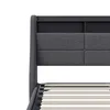 Lit Coffre 140x200 avec sommier LED et USB,Lit Double Voir les images du produit 4