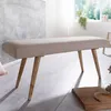 FineBuy gepolsterte Sitzbank 120 cm Massivholz Stoff - Produktbild-Vorschau 1