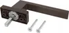 Braunes Aluminium-Fenstergriff, quadratisch, stilvoll, Produktbild-Vorschau 2