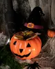 Jack O'Lantern mit Hexenhut Keramik Keksdose für Halloween Produktbild-Vorschau 2