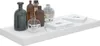 vidaXL Étagères flottantes 2 pcs. Blanc brillant Voir les images du produit 10