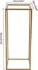 Blumenhocker Blumenständer Blumensäule   60cm Gold Blume Produktbild-Vorschau 3
