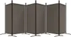 A three-panel room divider screen is shown against a white background. Voir les images du produit