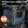 CADOCA® Sac de transport pour chat chien max. 20kg Bleu Voir les images du produit 5