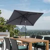 Sekey Sonnenschirm Balkon Gartenschirm Marktschirm  140×210 Produktbild-Vorschau 7