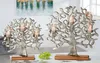GILDE Teelichtleuchter, Lebensbaum, Aluminium, Mangoholz, Produktbild-Vorschau 1