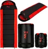 NC2003 Sac de couchage Nils Camp noir et rouge Voir les images du produit 13