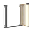 A baby safety gate is shown against a white background. Náhled obrázku produktu