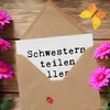 Mr. & Mrs. Panda Grußkarte Spruch Schwestern Liebe - Weiß - Produktbild-Vorschau 3